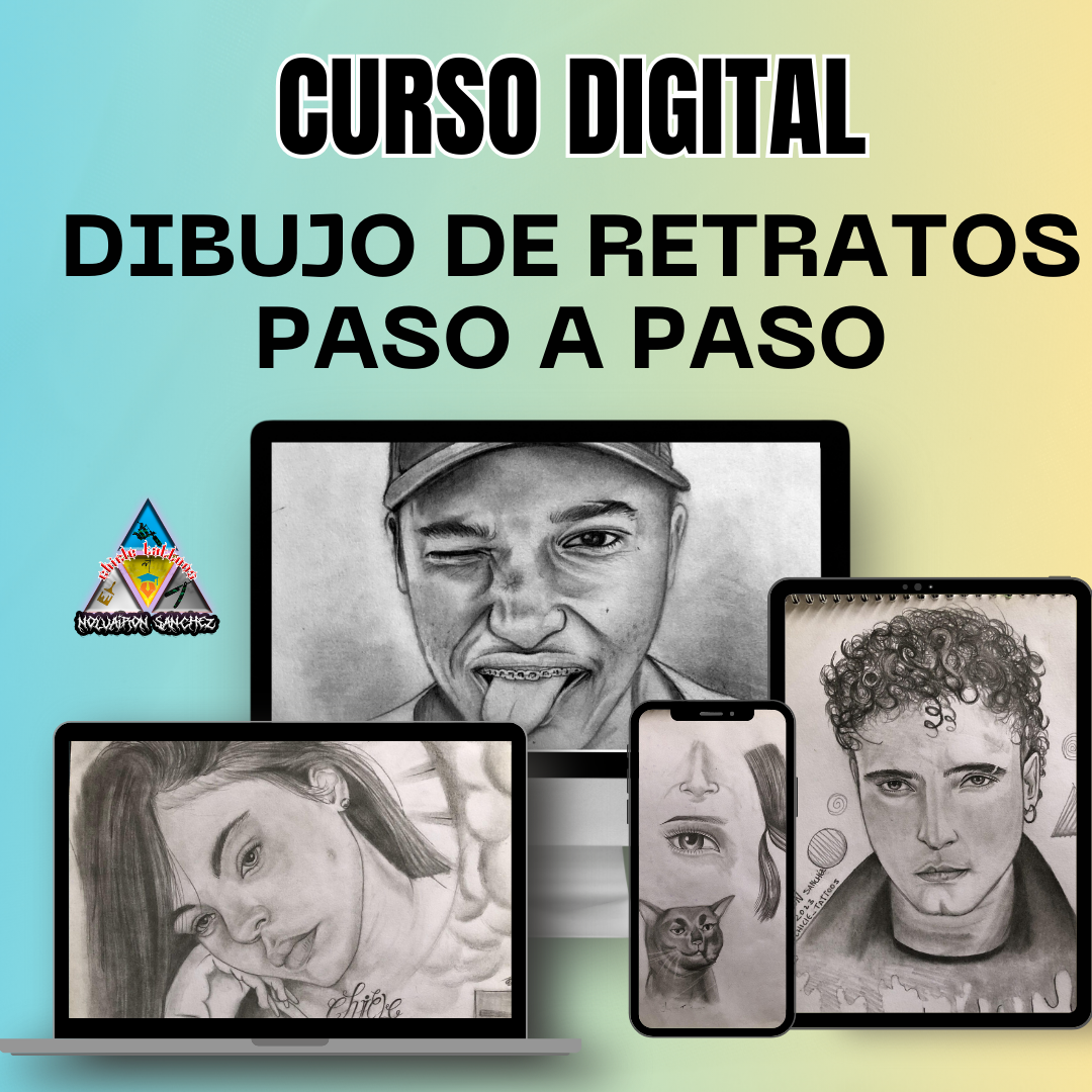 curso de dibujo retratos paso a paso