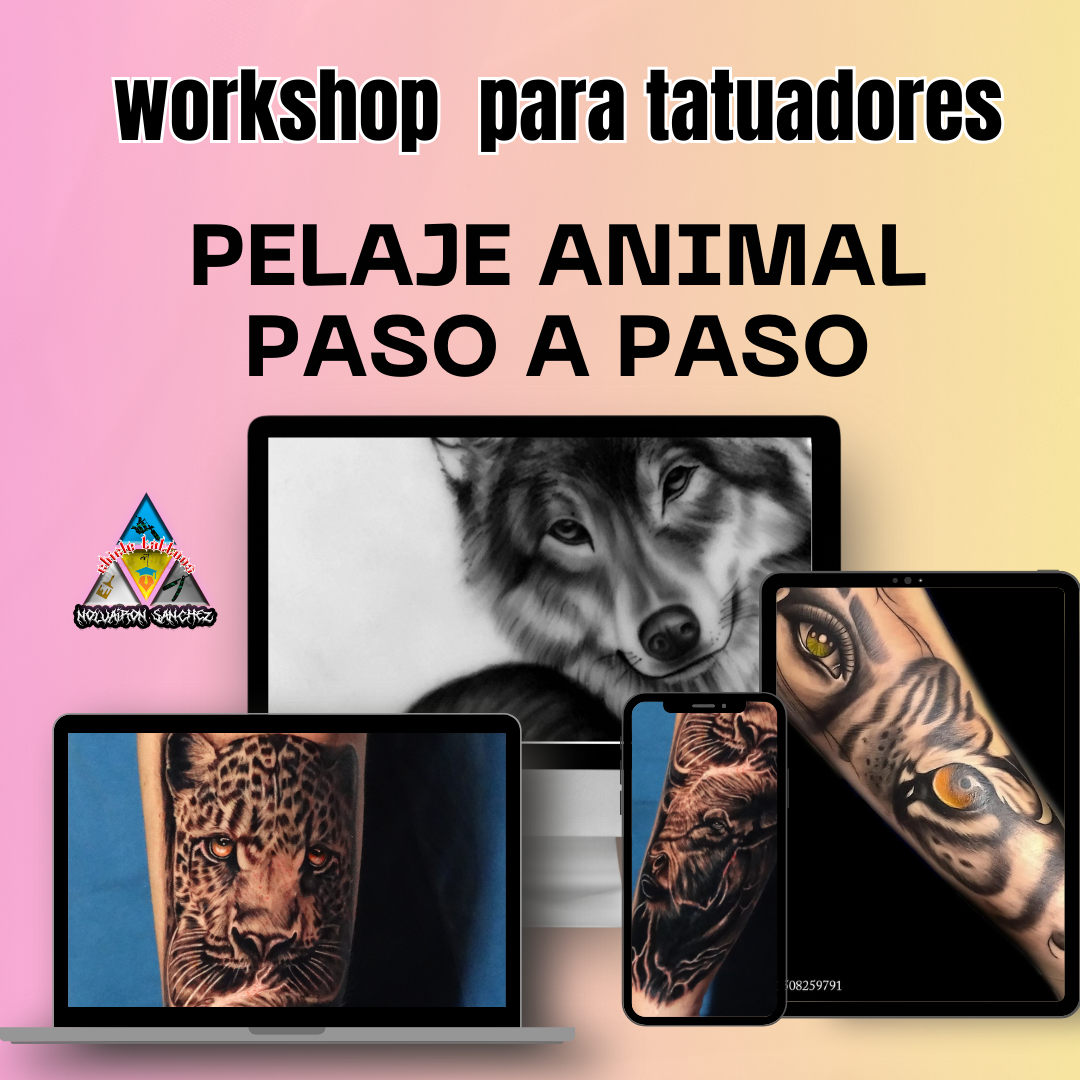 pelaje animal paso a paso workshop